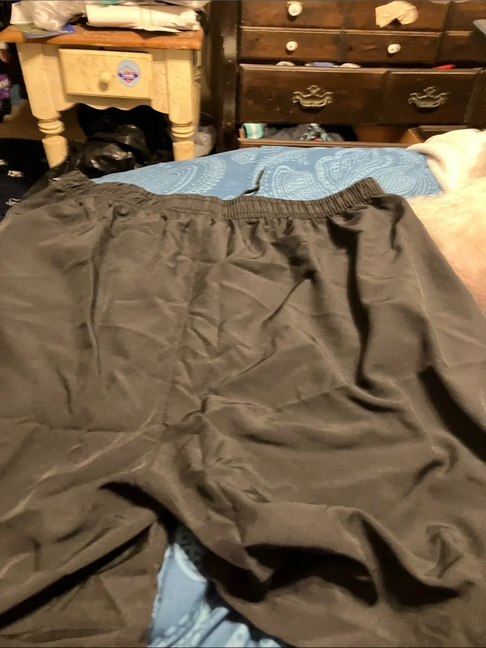 Black Elastic Waist Shorts - Classic Casual